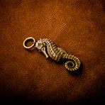 Seahorse // Pendant // Brass