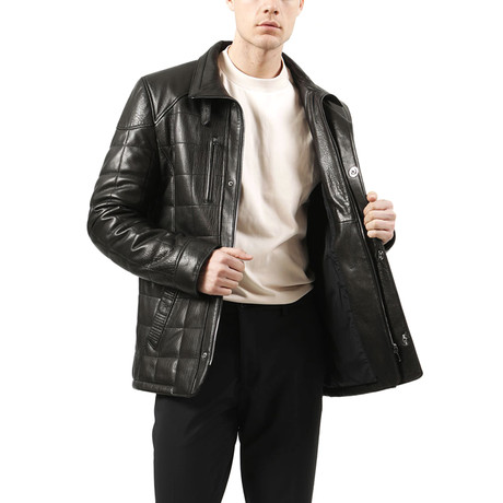 Krakow Leather Jacket // Black (XS)