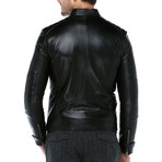 Helsinki Leather Jacket // Black (3XL)