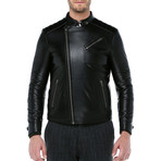 Helsinki Leather Jacket // Black (M)