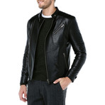 Helsinki Leather Jacket // Black (L)
