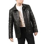 Krakow Leather Jacket // Black (L)