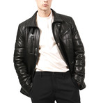 Krakow Leather Jacket // Black (3XL)
