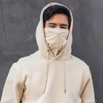 Face Mask Hoodie // Sand (2XL)