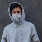Face Mask Hoodie // Heather Gray (S)