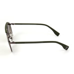 Men's SCO2255-627V Sunglasses // Matte Gun Metal + Olive Green