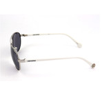 Men's SCO0905-SILV Sunglasses // Silver + White