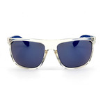 Men's SCO2456-880B Sunglasses // Crystal + Navy