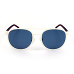 Men's Polarized SCO1455-6V6P Sunglasses // Rubberized White