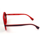 Men's Polarized SCO1925-92EP Sunglasses // Dark Navy + Red