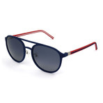 Men's Polarized SCO1455-AGQP Sunglasses // Matte Transparent Blue
