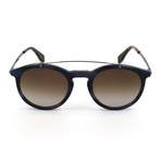 Unisex SCO1395-0M61 Sunglasses // Blue + Brown