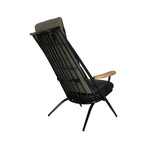 Calistoga Chair + Ottoman // Black