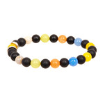 Dell Arte // Beaded Stone Bracelet // Multicolor