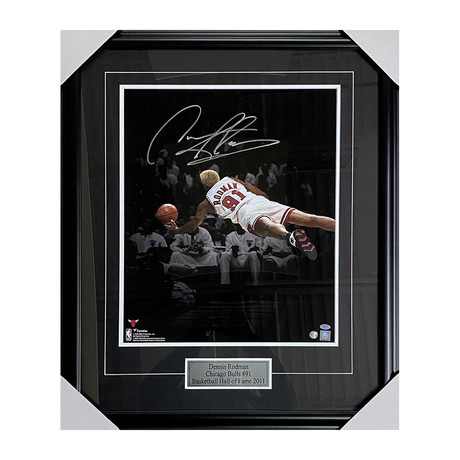 Dennis Rodman // Chicago Bulls // Autographed Display