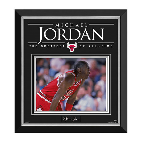 Michael Jordan // Limited Edition Photo Display // #223 Of 223 // Facsimile Signature
