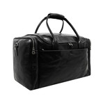 The Hitchhikers Guide To The Galaxy // Leather Duffel Bag // Black