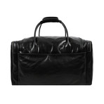 The Hitchhikers Guide To The Galaxy // Leather Duffel Bag // Black