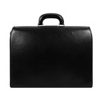 The Firm // Leather Briefcase // Black