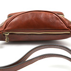 Independent People // Leather Belly Bag // Cognac