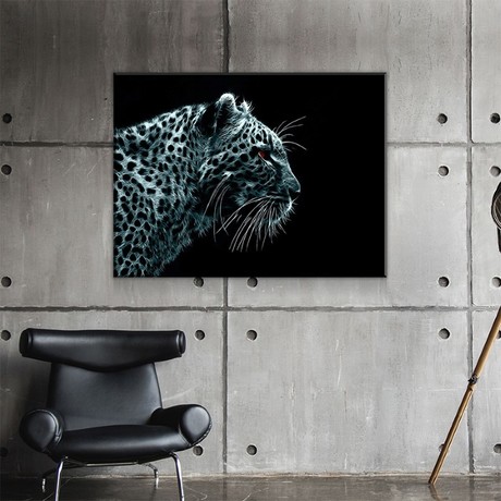 Electric Leopard (24"W x 16"H x 1.5"D)