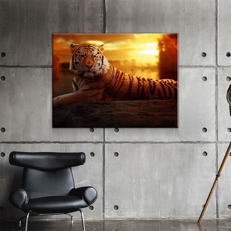 Majestic Tiger (24"W x 16"H x 1.5"D)