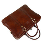 The Hobbit // Leather Laptop Bag // Brown