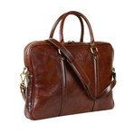The Hobbit // Leather Laptop Bag // Brown