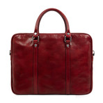 The Hobbit // Leather Laptop Bag // Red