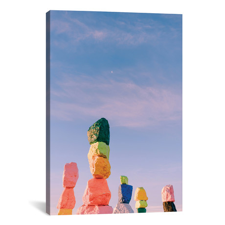 Seven Magic Mountains Moon III // Bethany Young (18"W x 26"H x 1.5"D)
