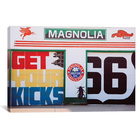 Get Your Kicks On Route 66 // Ann Hudec (26"W x 18"H x 1.5"D)