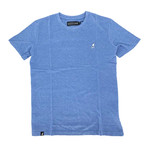 Short Sleeve Pique Tee // Lapis Blue (XL)