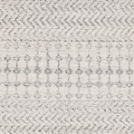 Azalea // Medium Gray + White (2' x 3')