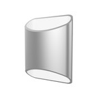 LUX Brooklyn Wall Sconce // Wall Switch (Aluminum)