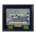 Pelé // Framed + Signed Photograph // Brazil