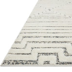 Hagen Area Rug // White + Sky // 9'6 x 13'