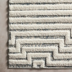 Hagen Area Rug // White + Sky (2'7 x 4')