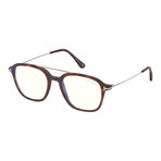 Men's Pilot Blue Light Blocking Glasses V2 // Havana + Gold