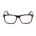 Men's Square Optical Frames V1 // Red Havana