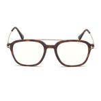 Men's Pilot Blue Light Blocking Glasses V2 // Havana + Gold