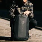 HEXAD Carryall Duffel Backpack // Black (60L)