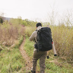 FERNWEH Backpacking Bag // Black (50L S/M)