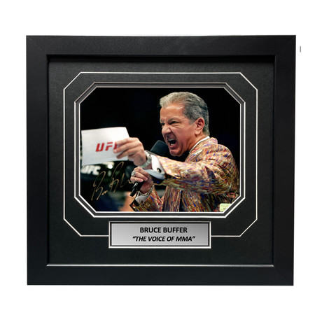 Bruce Buffer // Hand Signed Photo // Ver. 2