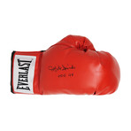 Michael (Mike) Spinks // Signed Everlast Boxing Glove // "HOF'94" Inscription // Red