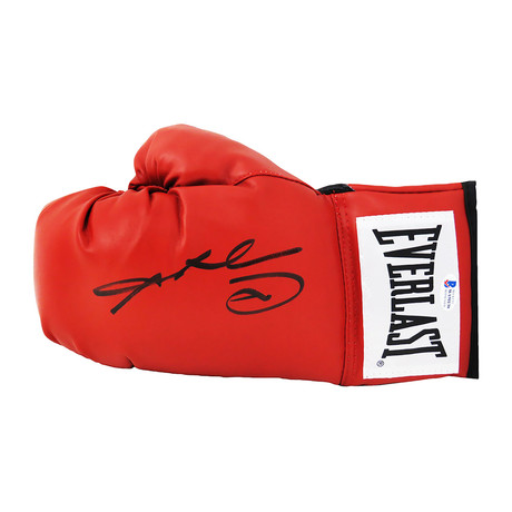 Sugar Ray Leonard // Signed Everlast Red Boxing Glove