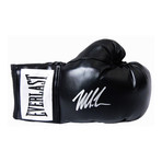 Mike Tyson Signed Everlast Black Full Size Boxing Glove