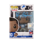 Barry Sanders // Signed NFL Legends Funko Pop Doll #81 // Detroit Lions