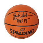 Jack Sikma // Signed Spalding Game Series Replica NBA Basketball // "HOF'19" Inscription