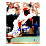 Joe Morgan // Cincinnati Reds // Signed Action Photo // 8X10