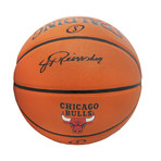 Jerry Reinsdorf // Signed Spalding Chicago Bulls Basketball